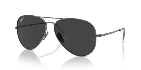 Ray-Ban Aviator Titanium 0RB8089 165/48 58 Gunmetal/ Black