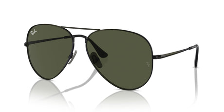 Ray-Ban Aviator Titanium 0RB8089 926731 62 Black/ Green