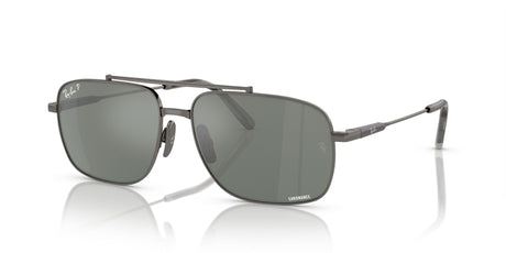 Ray-Ban Michael Titanium 0RB8096 165/GK 59 Gunmetal/ Silver/Grey 59 / Crystal / Titanium / Titanium