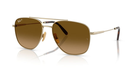 Ray-Ban William Titanium 0RB8097 9265M2 59 Arista/ Brown Gradient Polarized