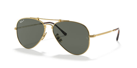 Ray-Ban Titanium 0RB8125M 9143 58 Gold/ Green