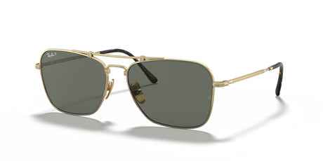 RB 8136M Ray-Ban Titanium Gold / Polarised Green Classic G-15 58 58 / Crystal / Titanium / Titanium