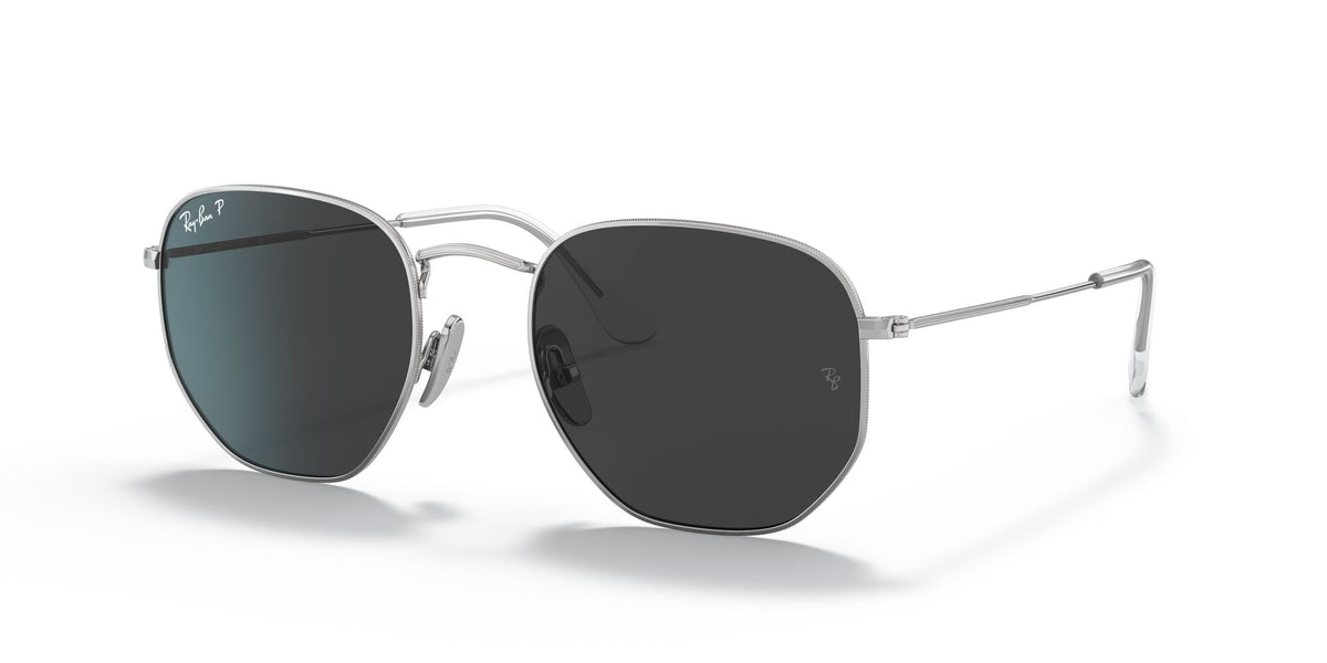 Ray-Ban Hexagonal 0RB8148 920948 51 Silver/ Black 51 / Crystal / Titanium / Titanium