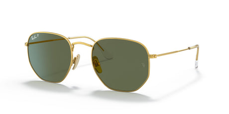 Ray-Ban Hexagonal 0RB8148 921658 54 Gold/ Green 54 / Crystal / Titanium / Titanium