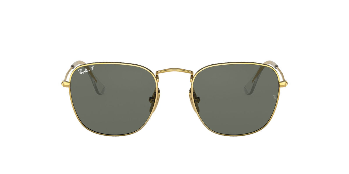 RB 8157 Ray-Ban Frank Gold / Polarised Green Classic G-15 51 51 / Crystal / Titanium / Titanium
