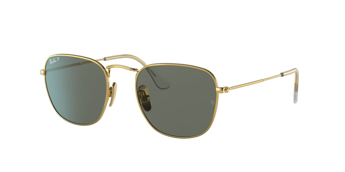 RB 8157 Ray-Ban Frank Gold / Polarised Green Classic G-15 51 51 / Crystal / Titanium / Titanium