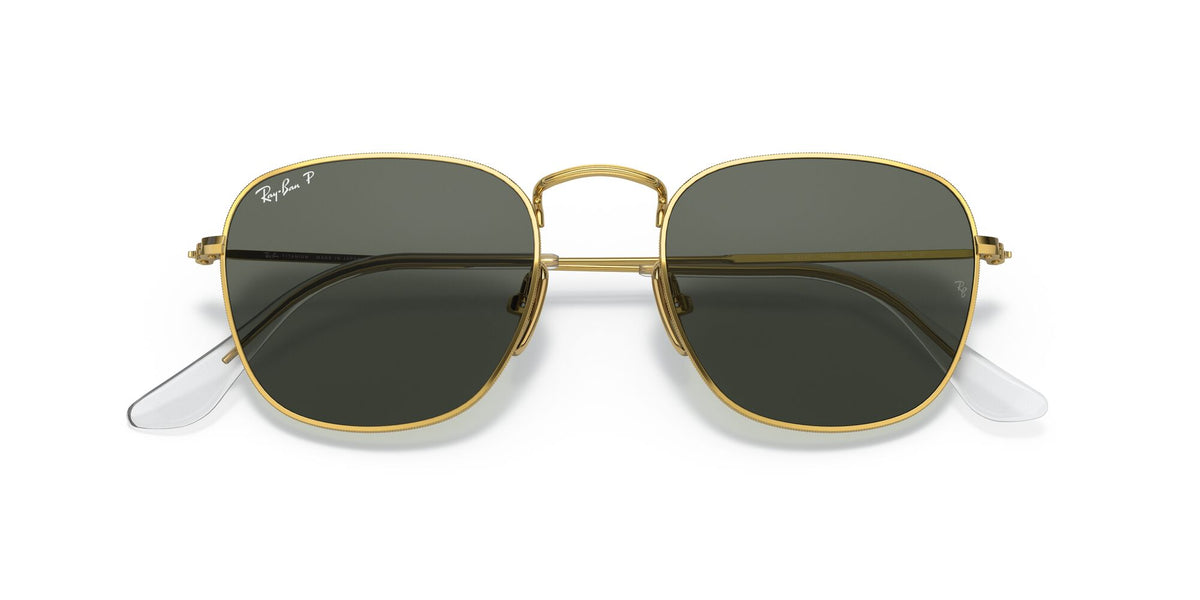 RB 8157 Ray-Ban Frank Gold / Polarised Green Classic G-15 48 48 / Crystal / Titanium / Titanium
