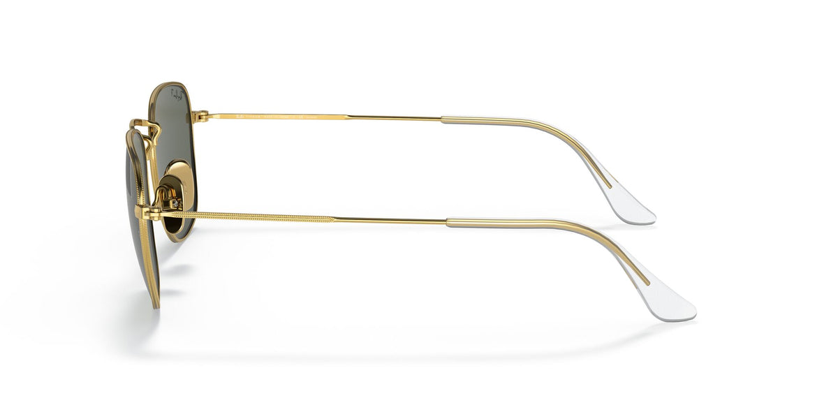 RB 8157 Ray-Ban Frank Gold / Polarised Green Classic G-15 48 48 / Crystal / Titanium / Titanium