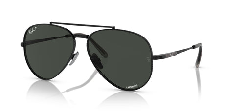 Ray-Ban Aviator Titanium 0RB8225 3141K8 62 Black/ Dark Grey 62 / Crystal / Titanium / Titanium