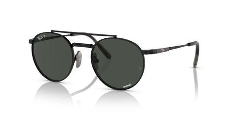 RB 8237 Ray-Ban Round Ii Titanium Black / Dark Grey 50 50 / Crystal / Titanium / Titanium