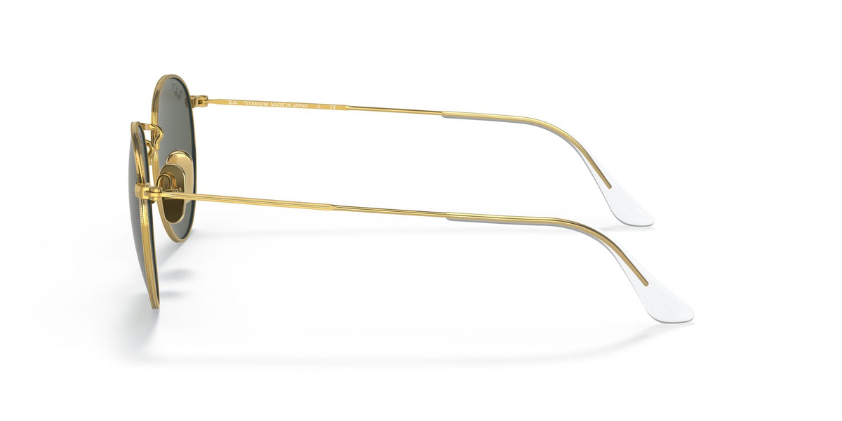 RB 8247 Ray-Ban Round Gold / Polarised Green Classic G-15 47 47 / Crystal / Titanium / Titanium