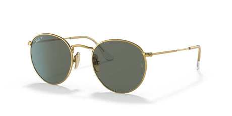 RB 8247 Ray-Ban Round Gold / Polarised Green Classic G-15 47 47 / Crystal / Titanium / Titanium