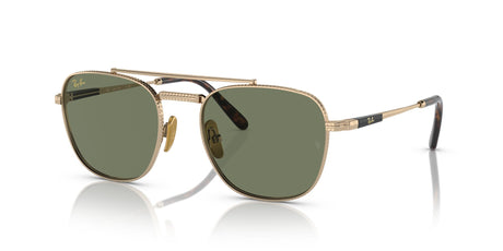 RB 8258 Ray-Ban Frank Ii Titanium Gold / Green 51 51 / Crystal / Titanium / Titanium