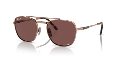 RB 8258 Ray-Ban Frank Ii Titanium Rose Gold / Dark Violet 51 51 / Crystal / Titanium / Titanium