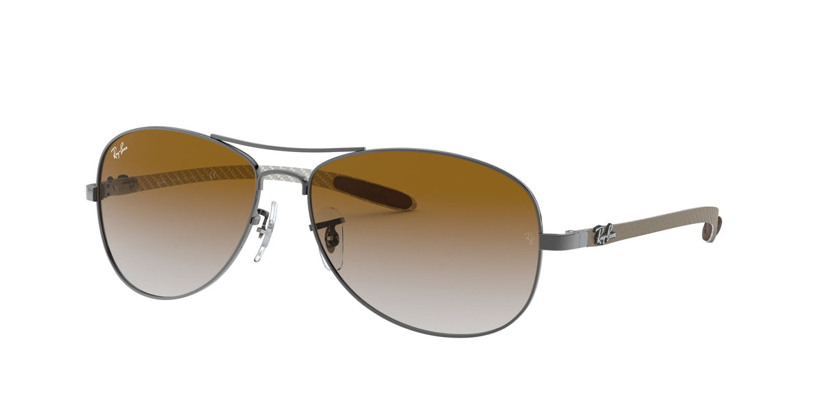 RB 8301 Ray-Ban Rb8301 Gunmetal / Brown 59 59 / Polycarbonate / Steel / Carbon Fiber