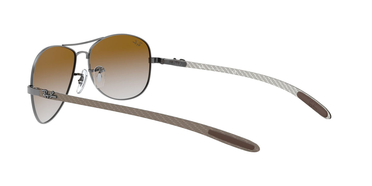 RB 8301 Ray-Ban Rb8301 Gunmetal / Brown 59 59 / Polycarbonate / Steel / Carbon Fiber