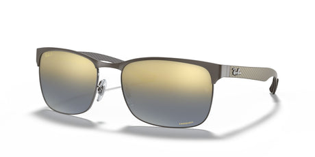 RB 8319CH Ray-Ban  Gunmetal / Blue 60 60 / Polycarbonate / Metal / Carbon Fiber