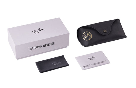 Ray-Ban Caravan Reverse 0RBR0102S 003/GS 58 Silver/ Silver 58 / Polyamide Bio / Metal / Metal