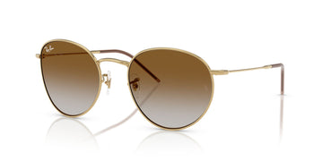 Ray-Ban Round Reverse 0RBR0103S 001/CB 55 Arista/ Clear Gradient Brown