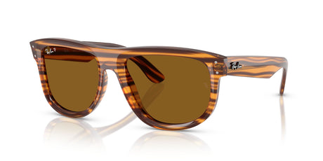 Ray-Ban Boyfriend Reverse 0RBR0501S 679183 56 Striped Havana/ Polarised Dark Brown
