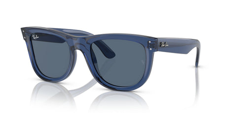 Ray-Ban Wayfarer Reverse 0RBR0502SF 67083A 53 Transparent Navy Blue/ Dark Blue