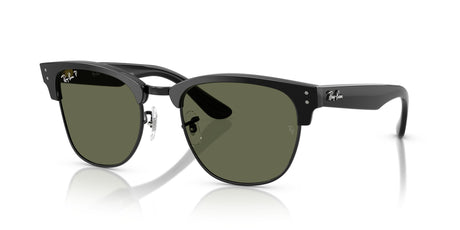 Ray-Ban Clubmaster Reverse 0RBR0504S 67839A 54 Black On Black/ Polarised Dark Green