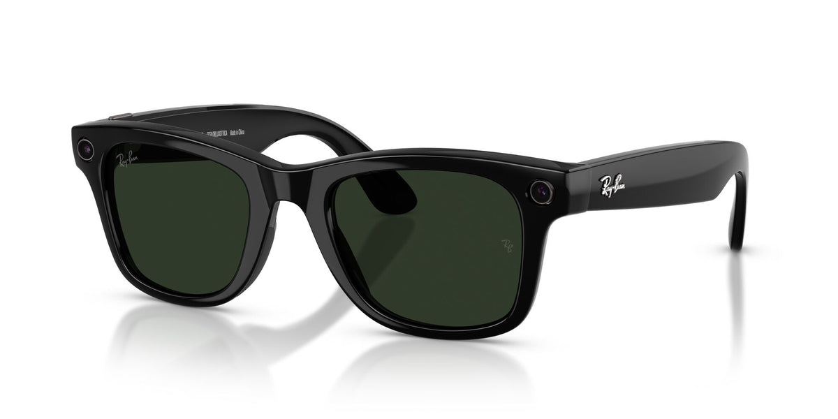 Ray-Ban Meta WAYFARER 0RW4012601/1M53Black/ Clear/Graphite Green