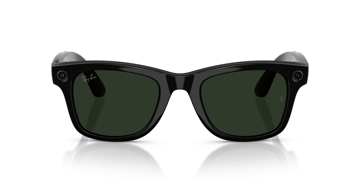 Ray-Ban Meta WAYFARER 0RW4012601/1M53Black/ Clear/Graphite Green