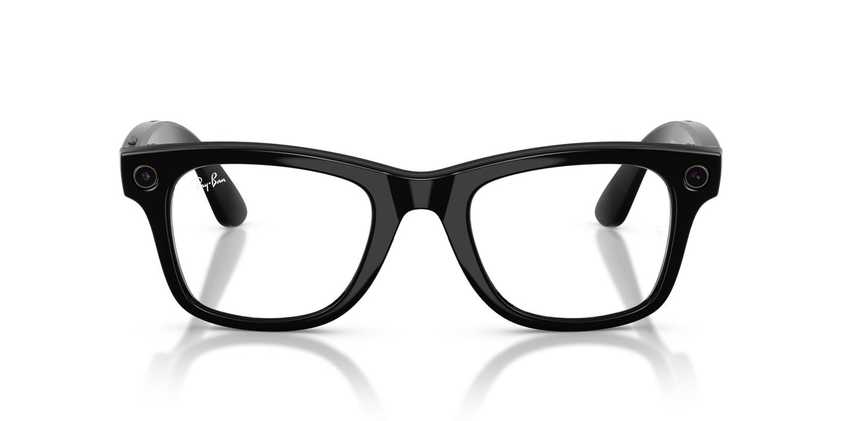 Ray-Ban Meta WAYFARER 0RW4012601/1M53Black/ Clear/Graphite Green
