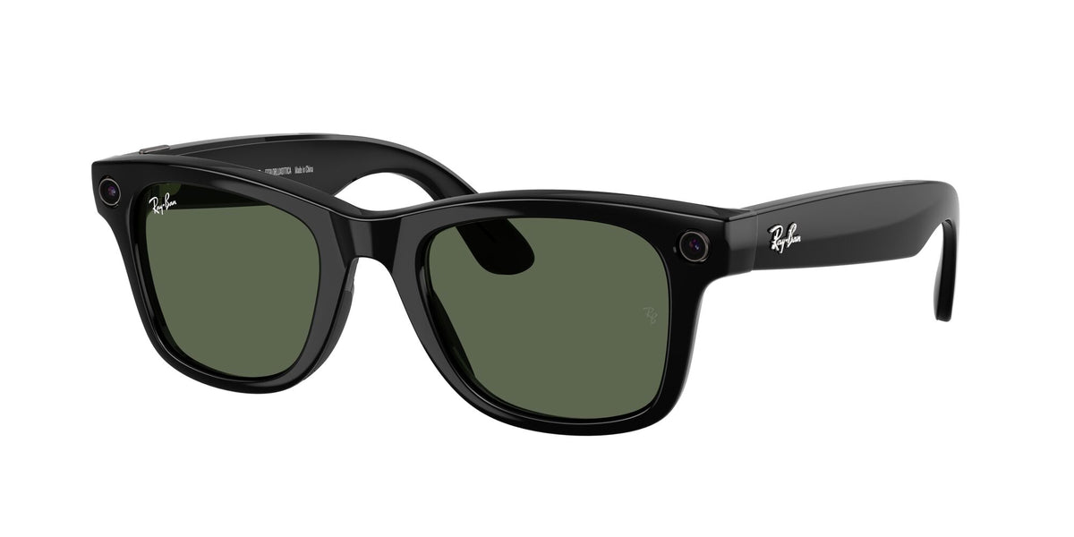 Ray-Ban Meta WAYFARER 0RW4012601/7150Black/ G-15 Green
