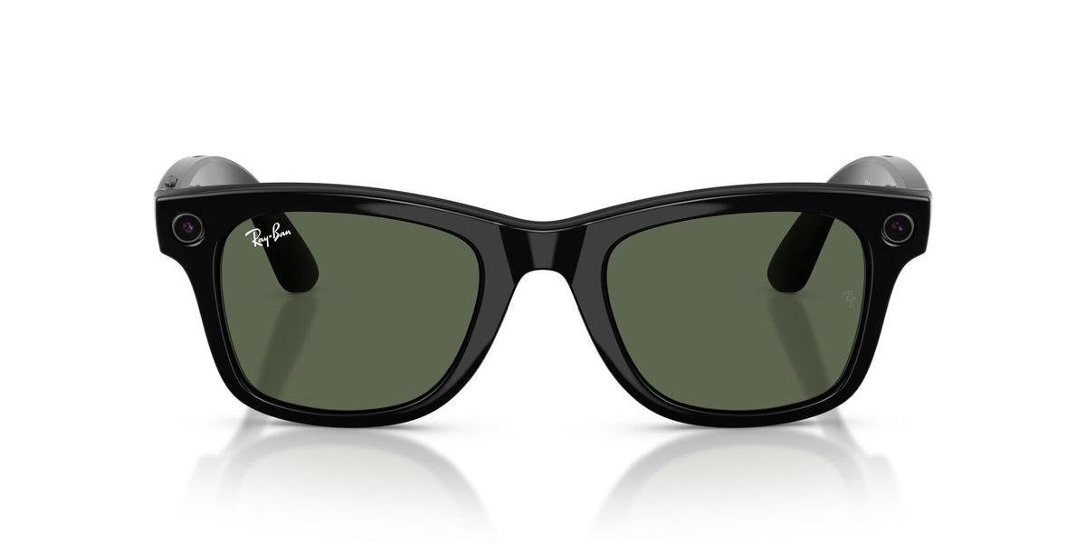 Ray-Ban Meta WAYFARER 0RW4012601/7150Black/ G-15 Green