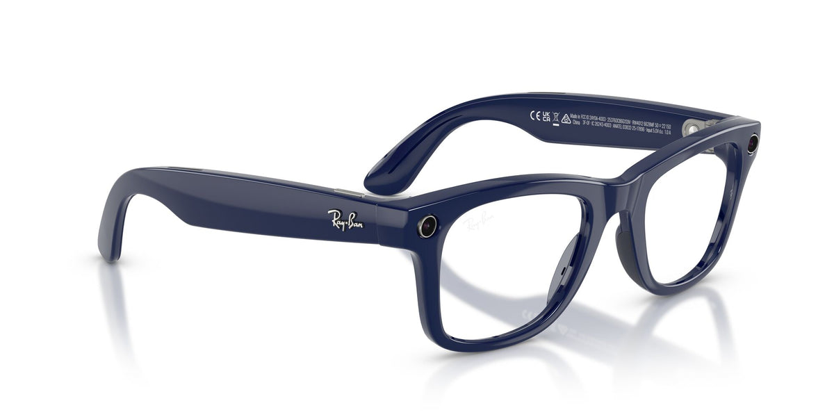 Ray-Ban Meta WAYFARER 0RW40126628MF53Cosmic Blue/ Clear/Sapphire