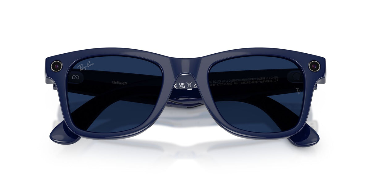 Ray-Ban Meta WAYFARER 0RW40126628MF53Cosmic Blue/ Clear/Sapphire