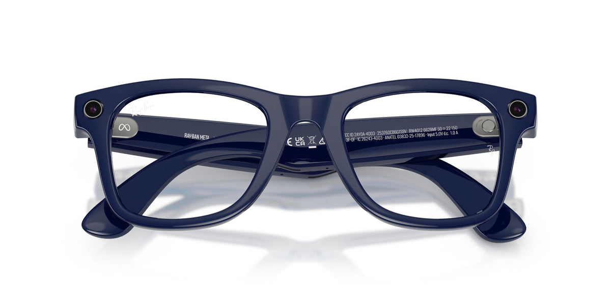 Ray-Ban Meta WAYFARER 0RW40126628MF53Cosmic Blue/ Clear/Sapphire