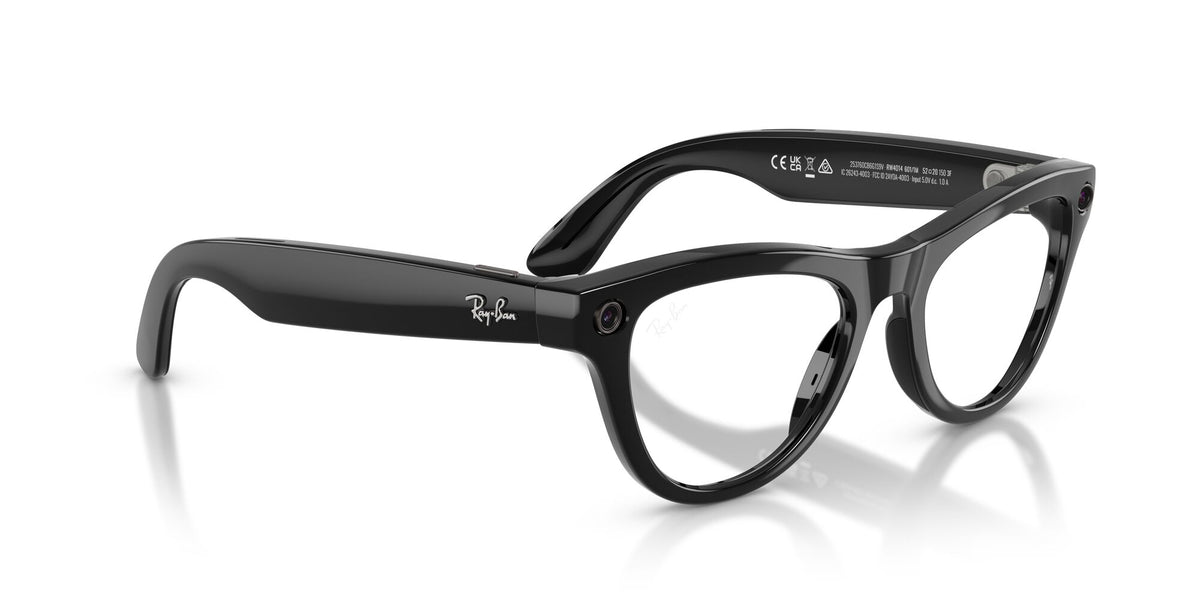 Ray-Ban Meta SKYLER 0RW4014601/1M52Black/ Clear/Graphite Green