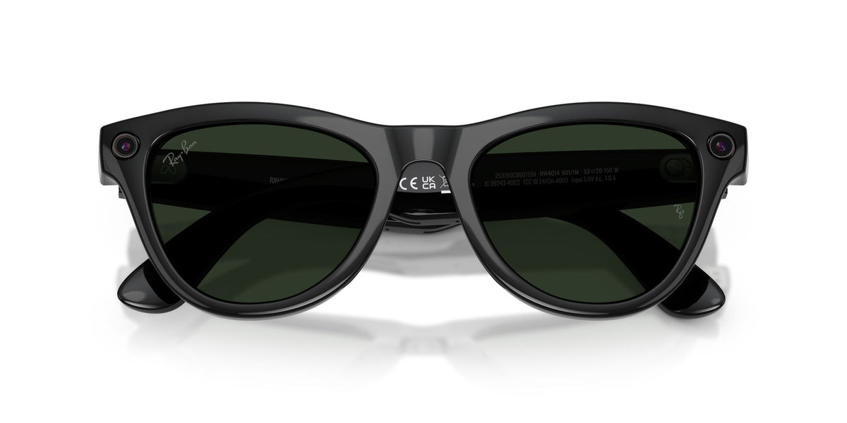 Ray-Ban Meta SKYLER 0RW4014601/1M52Black/ Clear/Graphite Green