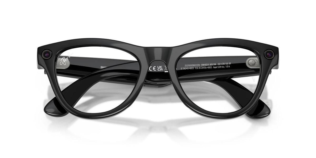 Ray-Ban Meta SKYLER 0RW4014601/1M52Black/ Clear/Graphite Green