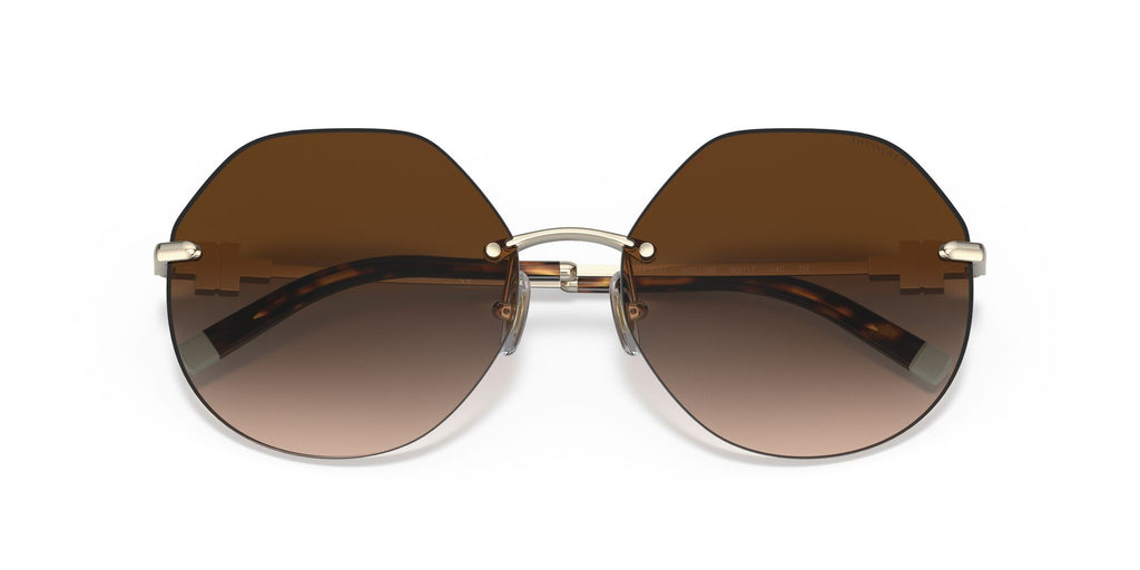 Tiffany 0TF3077 60213B 60 Pale Gold / Brown Gradient
