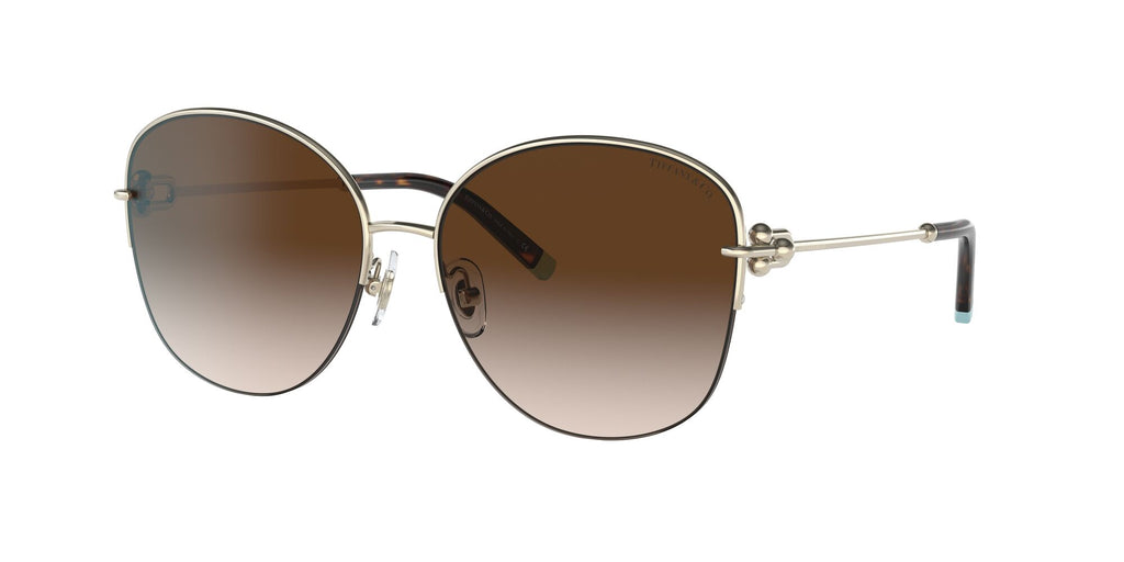 Tiffany 0TF3082 60213B 58 Pale Gold / Brown Gradient