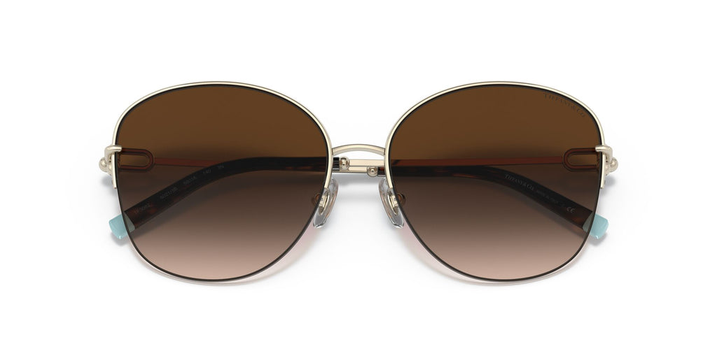 Tiffany 0TF3082 60213B 58 Pale Gold / Brown Gradient