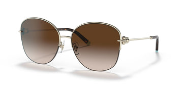 Tiffany 0TF3082 60213B 58 Pale Gold / Brown Gradient
