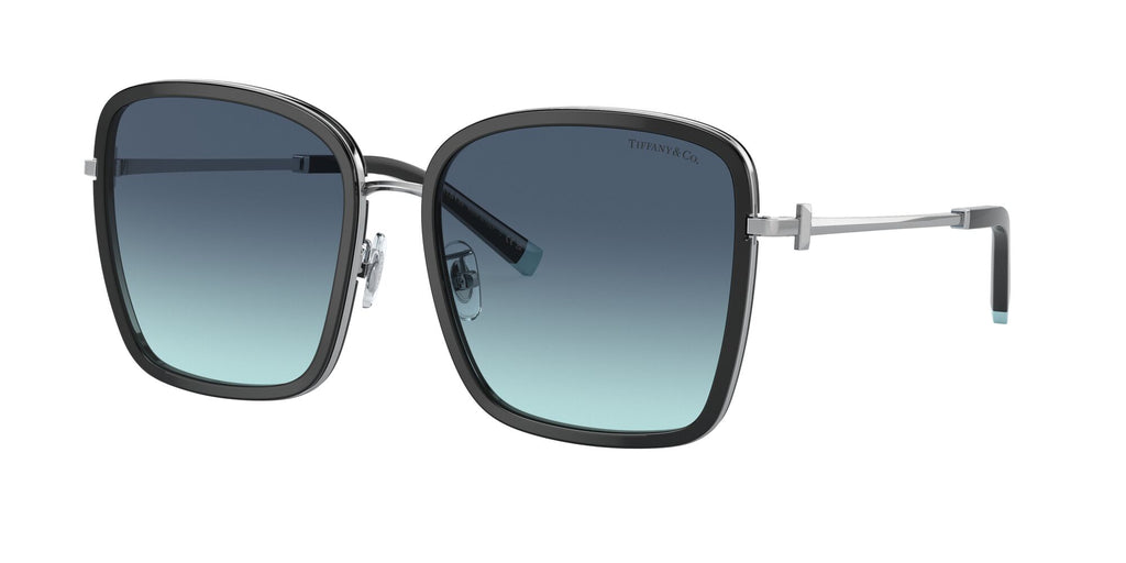Tiffany 0TF3087D 60019S 59 Black / Azure Gradient Blue
