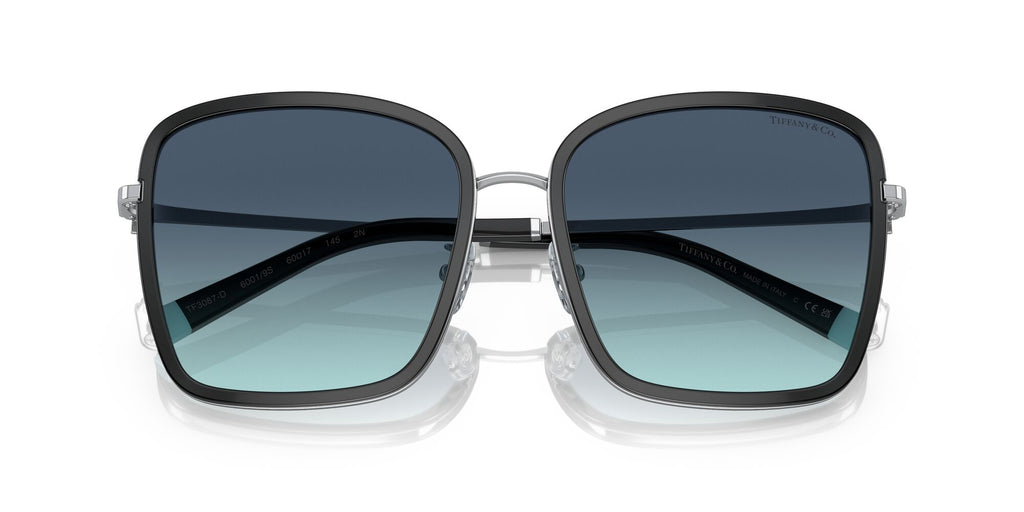 Tiffany 0TF3087D 60019S 59 Black / Azure Gradient Blue