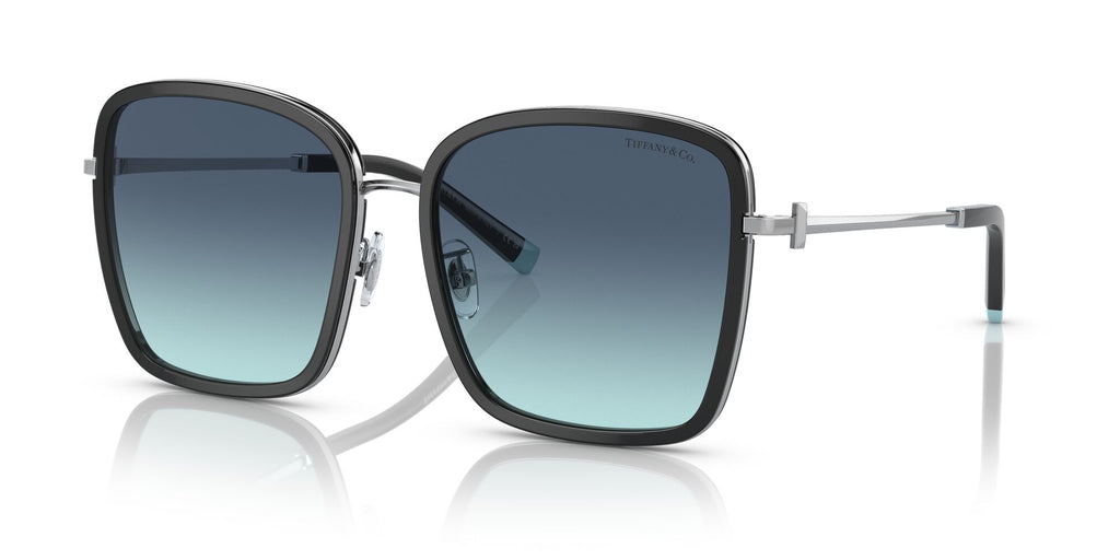Tiffany 0TF3087D 60019S 59 Black / Azure Gradient Blue
