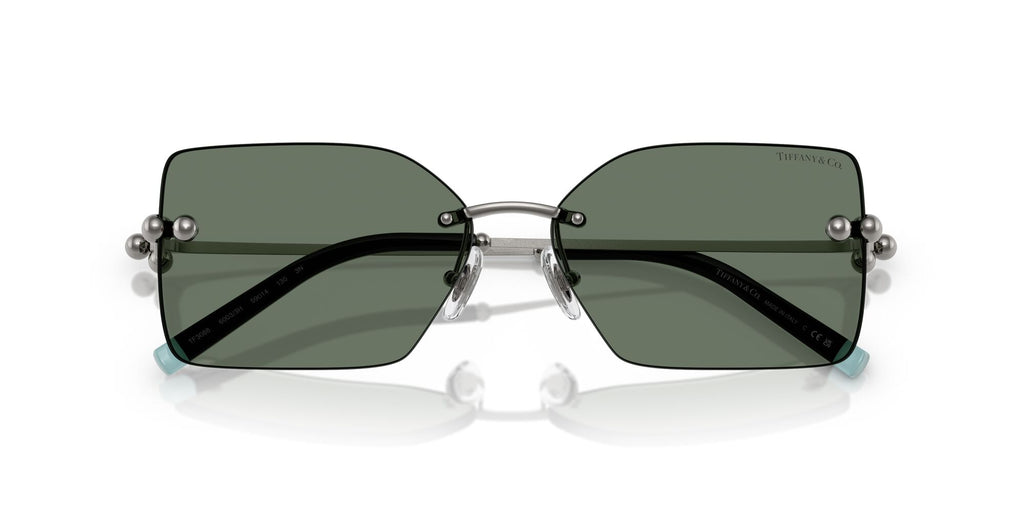 Tiffany 0TF3088 60033H 59 Gunmetal / Dark Green