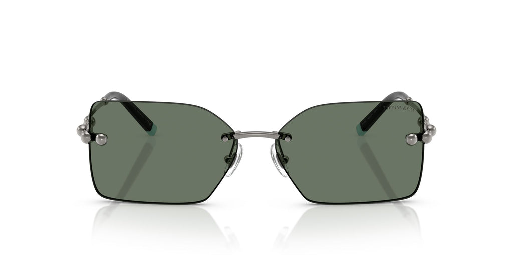 Tiffany 0TF3088 60033H 59 Gunmetal / Dark Green