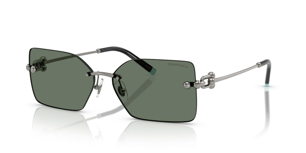 Tiffany 0TF3088 60033H 59 Gunmetal / Dark Green