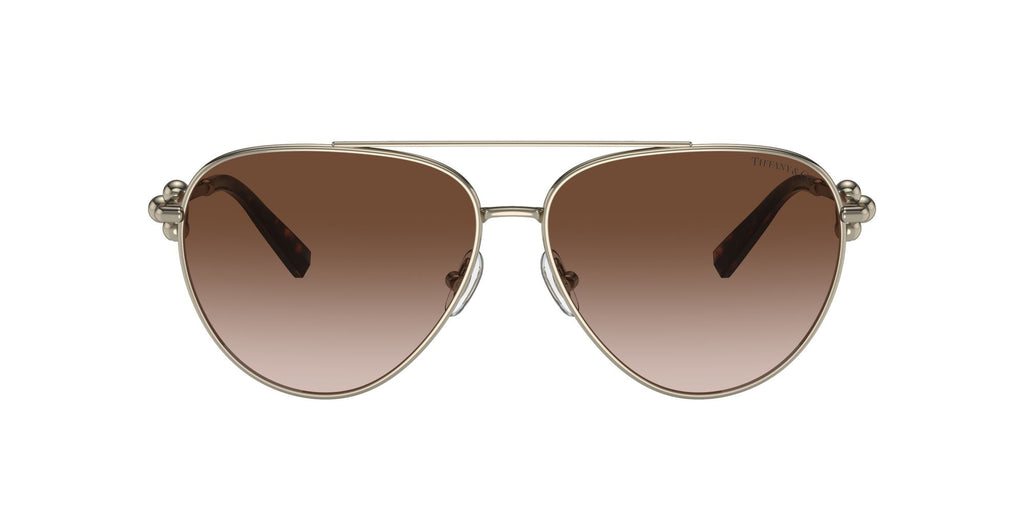 Tiffany 0TF3092 60213B 59 Pale Gold / Brown Gradient