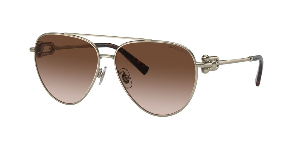 Tiffany 0TF3092 60213B 59 Pale Gold / Brown Gradient
