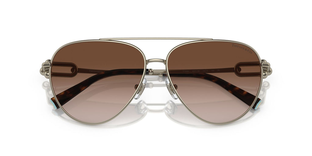 Tiffany 0TF3092 60213B 59 Pale Gold / Brown Gradient